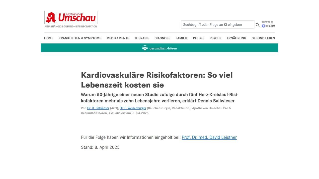 Beitrag Apotheken Umschau