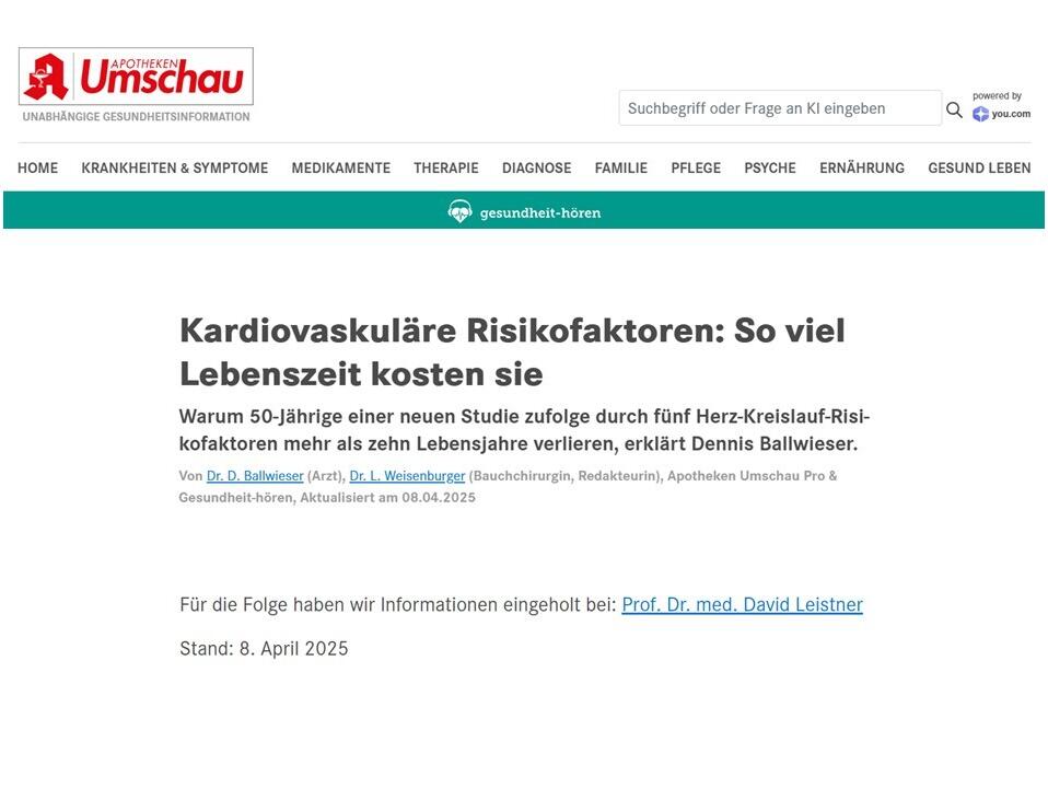 Beitrag Apotheken Umschau